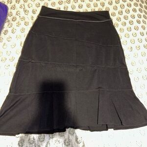 Athleta Black A-Line Skirt